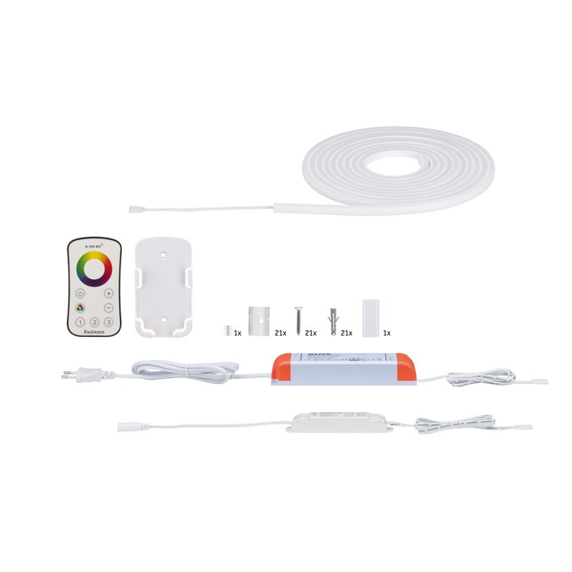 LED-Strip 'MaxLED Flow RGB Basisset' 5 m 43 W weiß