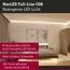 LED-Strip 'MaxLED 500 Full-Line COB Warmweiß Basisset' 1,5 m 10 W silber