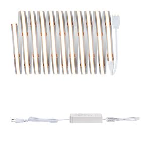 LED-Strip 'MaxLED 500 Full-Line COB Warmweiß Basisset' 3 m 19 W silber