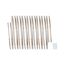 LED-Strip 'MaxLED 500 Full-Line COB Warmweiß Basisset' 2,5 m 15 W silber