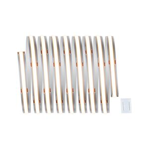 LED-Strip 'MaxLED 500 Full-Line COB Warmweiß Basisset' 2,5 m 15 W silber