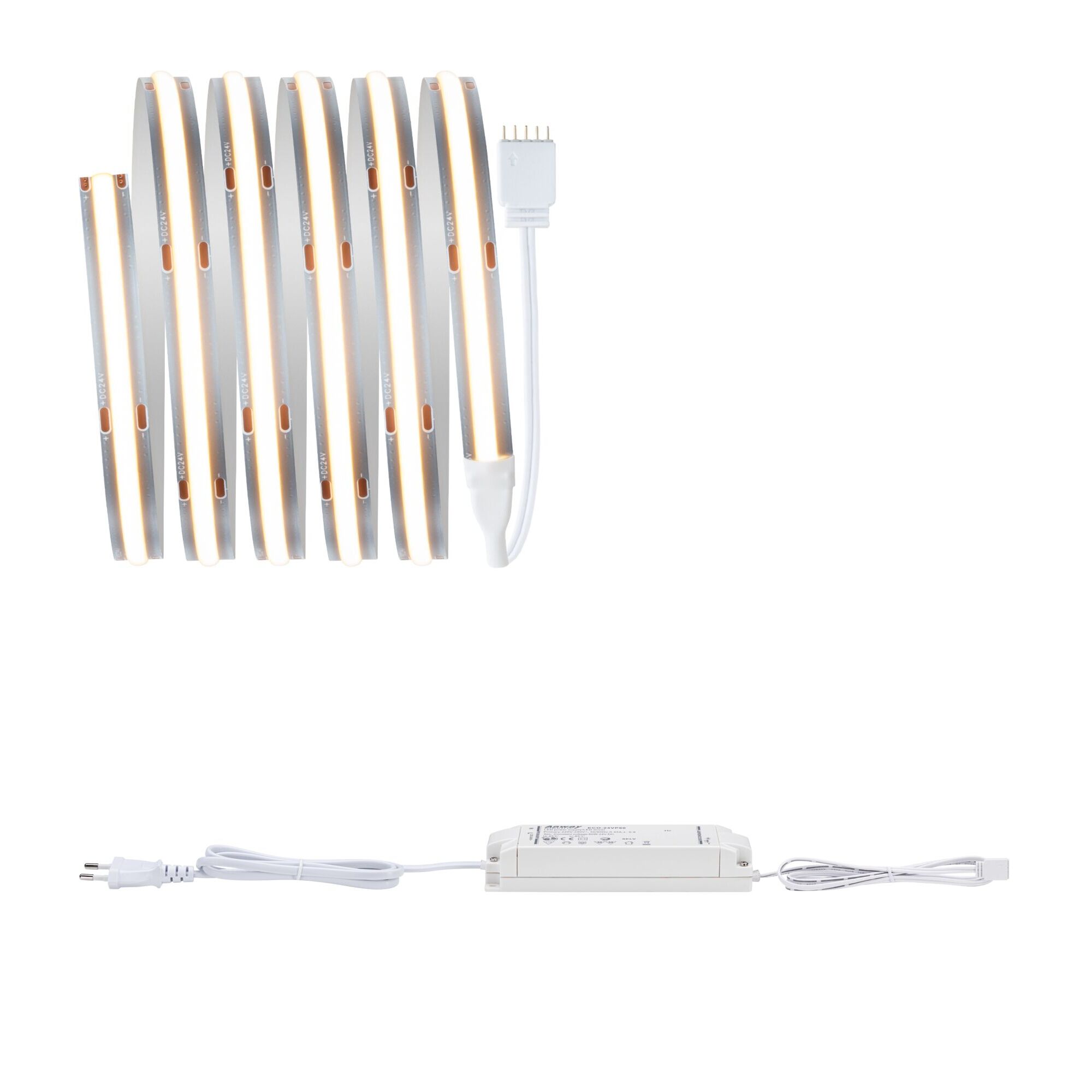 LED-Strip, Netzteil und Anschlusskabel