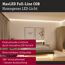 LED-Strip 'MaxLED 1000 Full-Line COB Warmweiß Basisset' 3 m 36 W silber