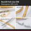 LED-Strip 'MaxLED 1000 Full-Line COB Warmweiß Basisset' 3 m 36 W silber