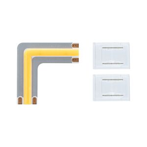 LED-Strip 'MaxLED 500 Full-Line COB Edge Warmweiß' 90° Ecke 0,3 W silber