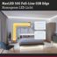LED-Strip 'MaxLED 500 Full-Line COB Edge Daylight' 90° Ecke 0,3 W silber