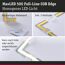 LED-Strip 'MaxLED 500 Full-Line COB Edge Daylight' 90° Ecke 0,3 W silber