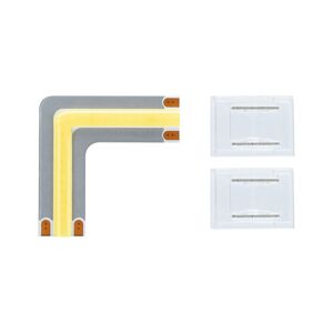 LED-Strip 'MaxLED 500 Full-Line COB Edge Daylight' 90° Ecke 0,3 W silber