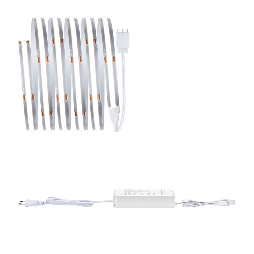 LED-Strip 'MaxLED 1000 Full-Line COB Daylight Basisset' 1,5 m 18 W silber