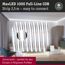 LED-Strip 'MaxLED 1000 Full-Line COB Daylight' 2,5 m 30 W silber