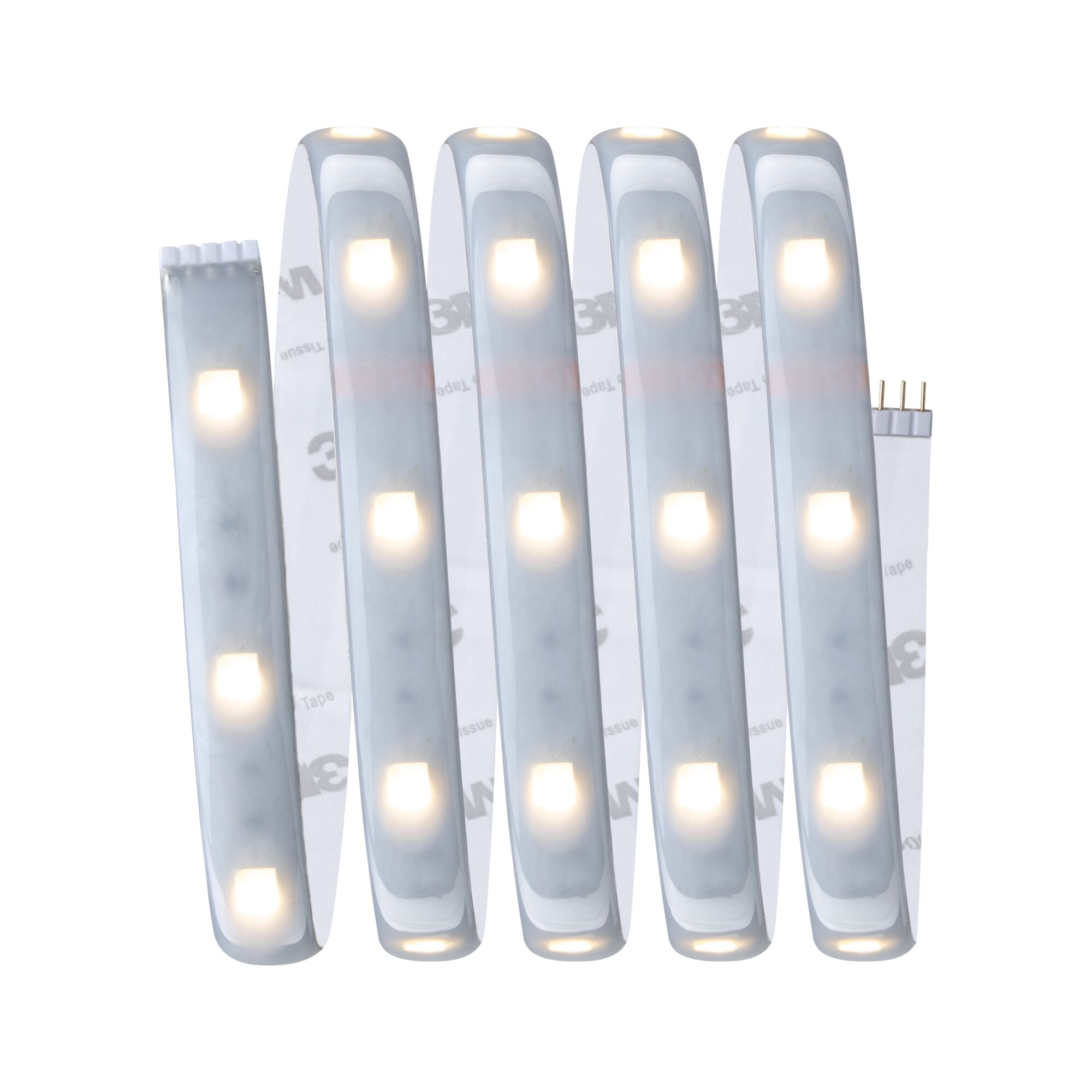 LED-Strip 'MaxLED 250 Zigbee 3.0 RGBW Basisset' 1,5 m 9 W beschichtet silber + product picture