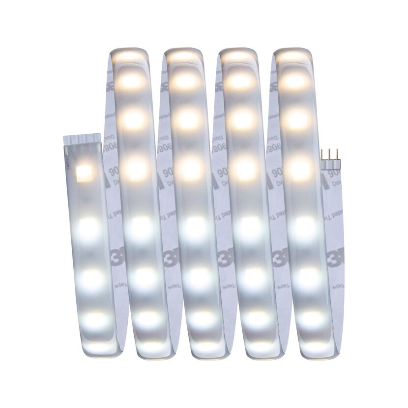 LED-Strip 'MaxLED 500 Zigbee 3.0 Tuneable White Basisset' 1,5 m 9 W beschichtet silber