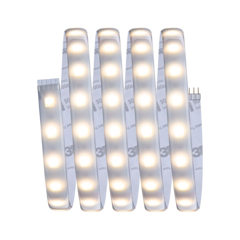 Aufgerolltes LED-Band mit Klebestreifen