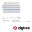 LED-Strip, Netzteil und Zigbee-Logo