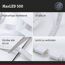 LED-Strip 'MaxLED 500 Zigbee 3.0 Tuneable White Basisset' 5 m 26 W beschichtet silber