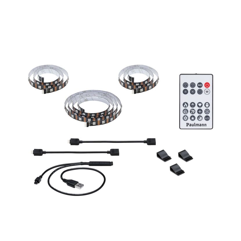 LED-Strip 'EntertainLED USB TV RGB+' 55 Zoll 3,5 W schwarz