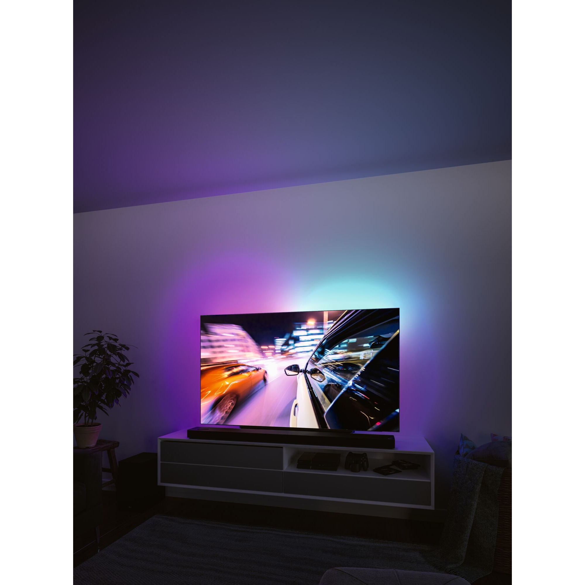 LED-Strip 'EntertainLED USB TV RGB+' 55 Zoll 3,5 W schwarz + product picture