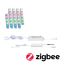 LED-Strip 'MaxLED 500 Zigbee 3.0 RGBW Basisset'' 1,5 m 13,5 W beschichtet silber