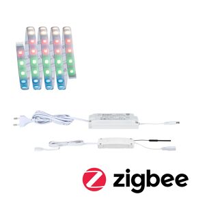 LED-Strip 'MaxLED 500 Zigbee 3.0 RGBW Basisset'' 1,5 m 13,5 W beschichtet silber