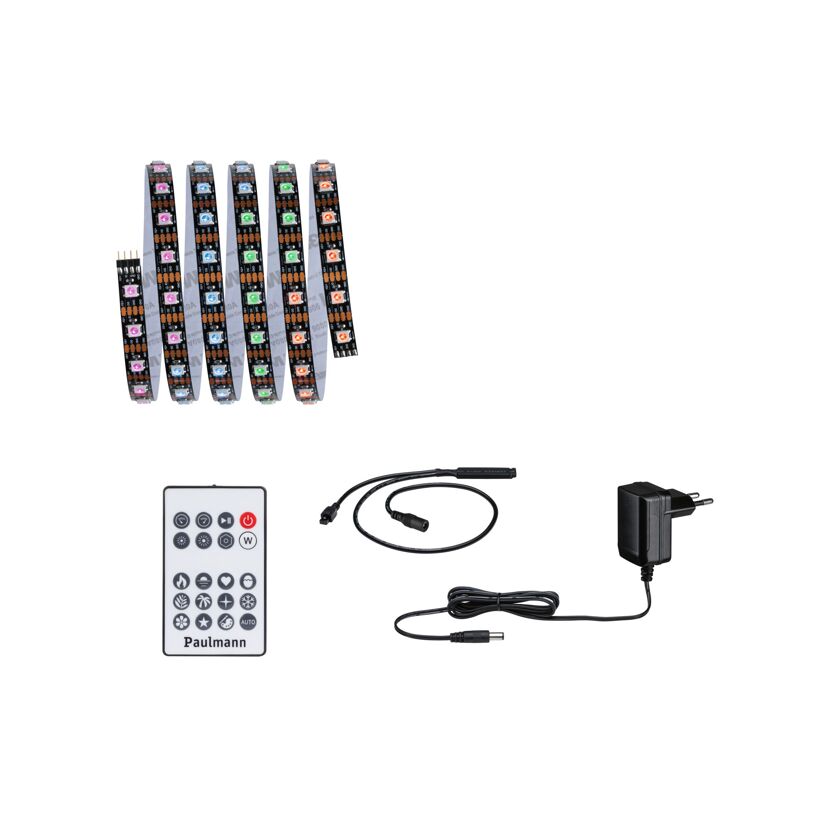 Gaminglicht 'EntertainLED Strip Set' 1,5 m 3 W schwarz