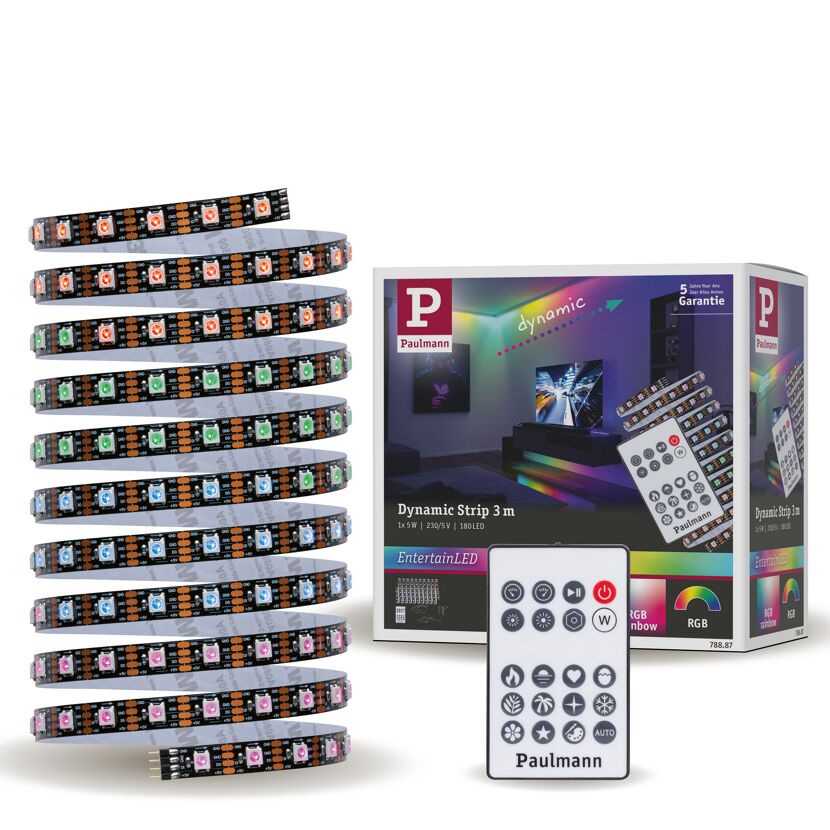 LED-Strip 'EntertainLED RGB+ Komplettset' 3 m 5 W schwarz