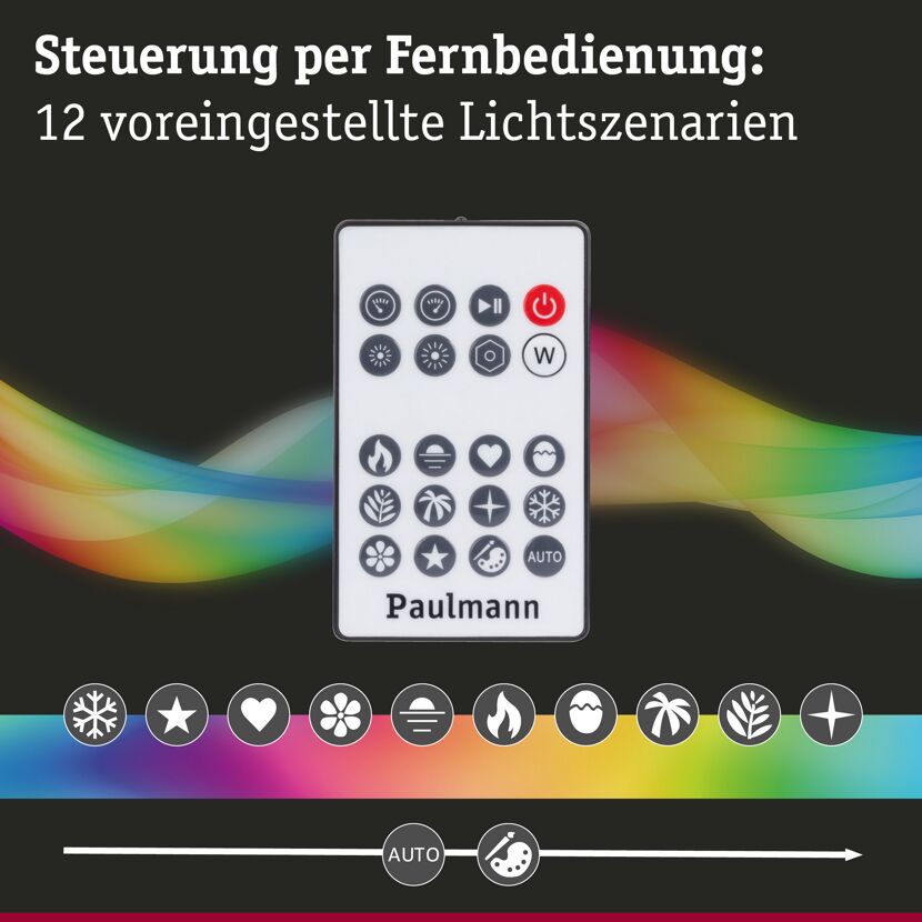 LED-Strip 'EntertainLED RGB+ Komplettset' 5 m 10,5 W schwarz