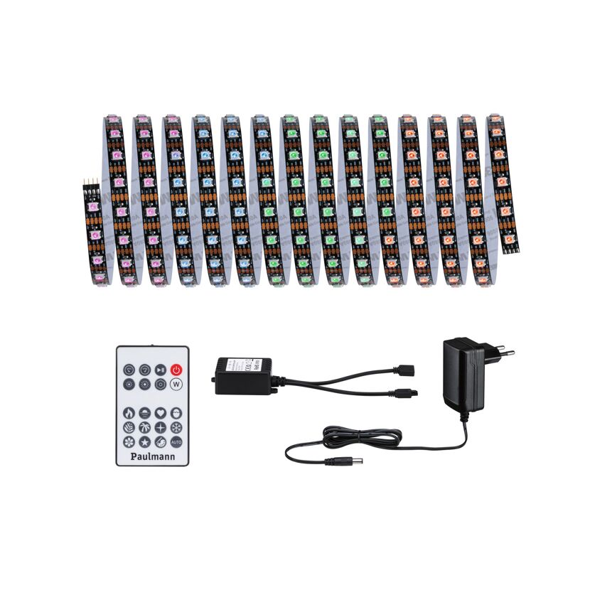 LED-Strip 'EntertainLED RGB+ Komplettset' 5 m 10,5 W schwarz