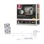 LED-Strip 'MaxLED 250 Warmweiß Comfort Basisset Regal' 1 m 4 W silber