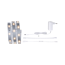 LED-Strip 'MaxLED 250 Warmweiß Comfort Basisset Regal' 1 m 4 W silber