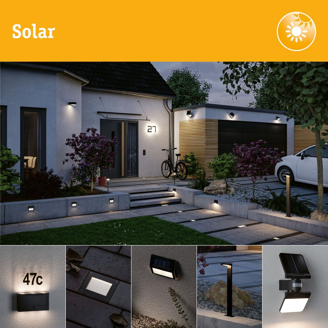 Solar-Leuchtstreifen IP 44 300 cm x 0,2 cm