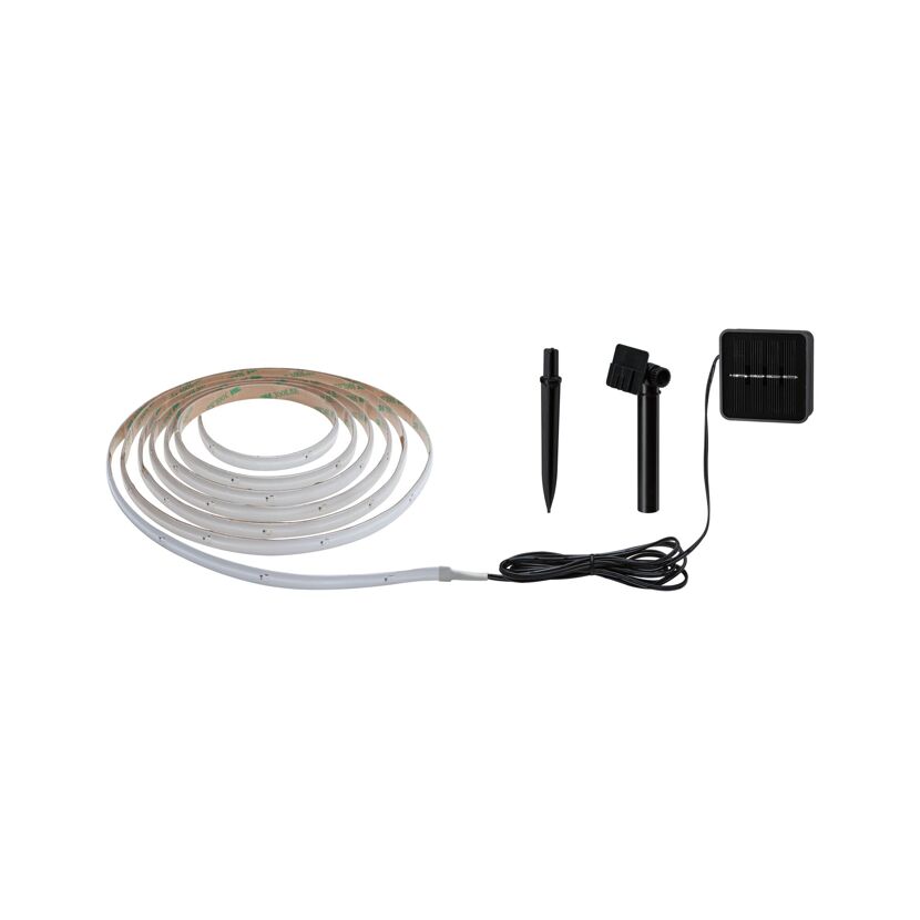 LED-Strip 'Solar RGB' 3 m, 0,3 W, inklusive Dämmerungssensor und Akku schwarz