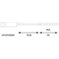 LED Strip 1 m 2 W inklusive Bewegungsmelder weiß