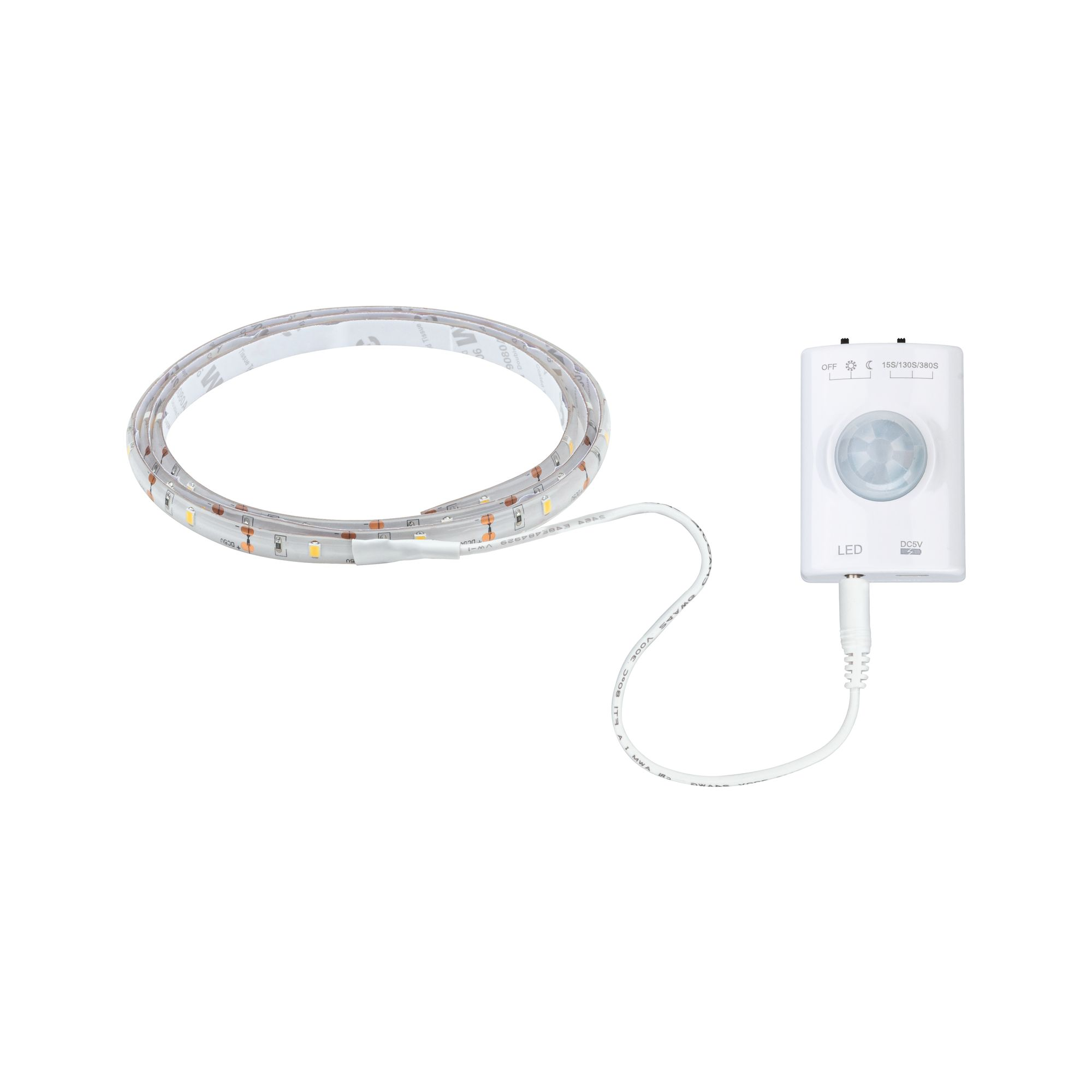 LED-Strip 1 m, 1,4 W, inklusive Bewegungsmelder- und Dämmerungssensor weiß + product picture