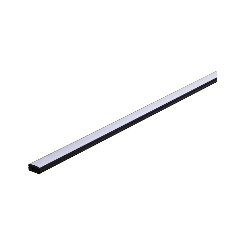 Schwarzes LED-Profil, 2 m