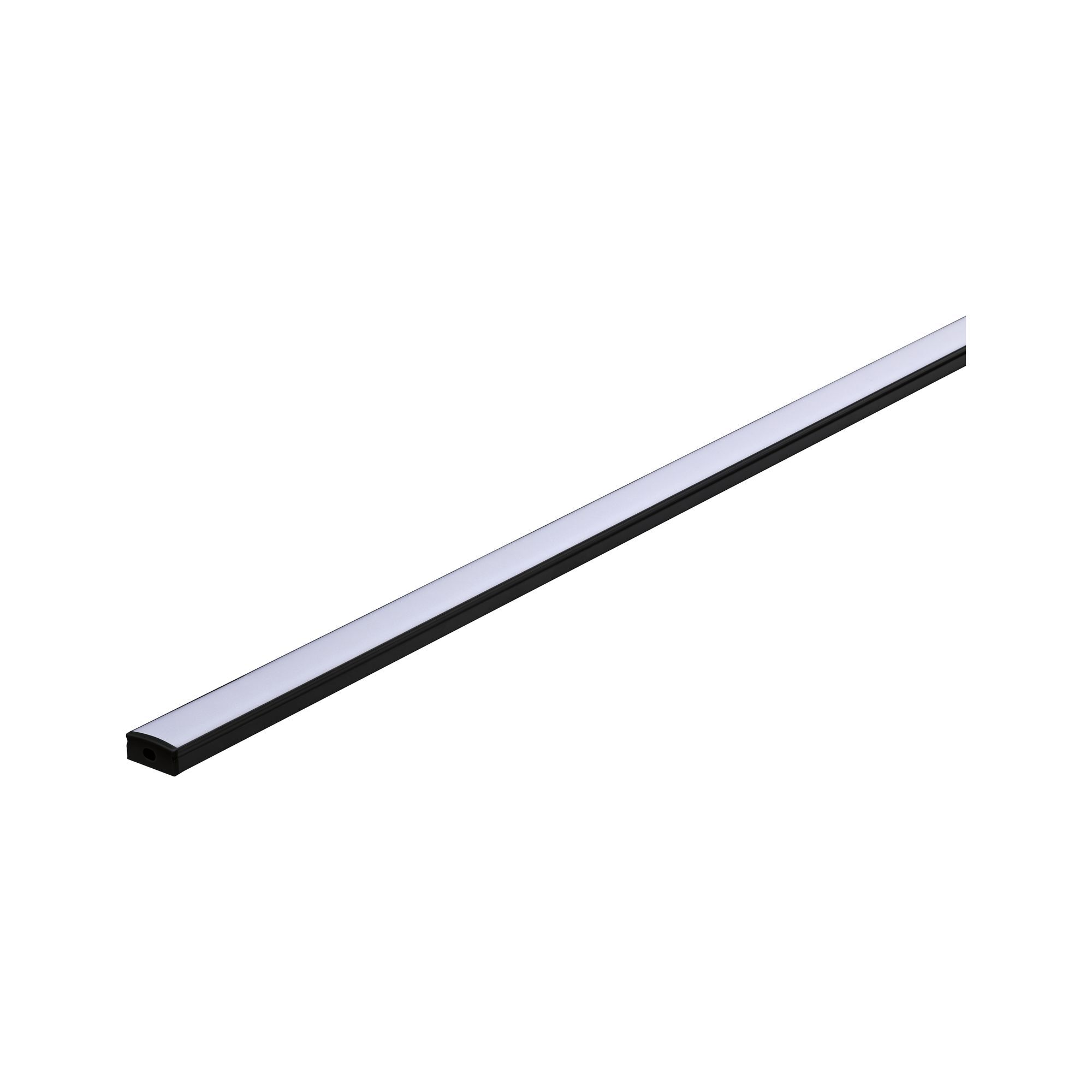 Schwarzes LED-Profil, 2 m