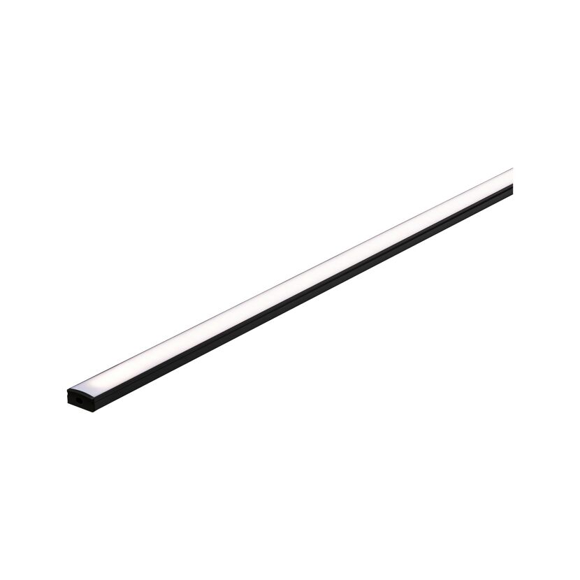 Schwarzes LED-Profil, 2 m