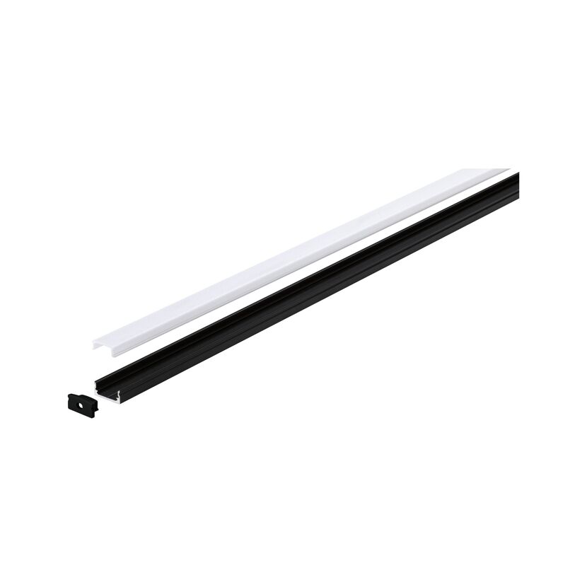 Schwarzes und weißes LED-Profil