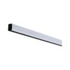 LED-Leuchstreifen-Profil 'Square' 2 m mit weißem Diffusor Aluminium