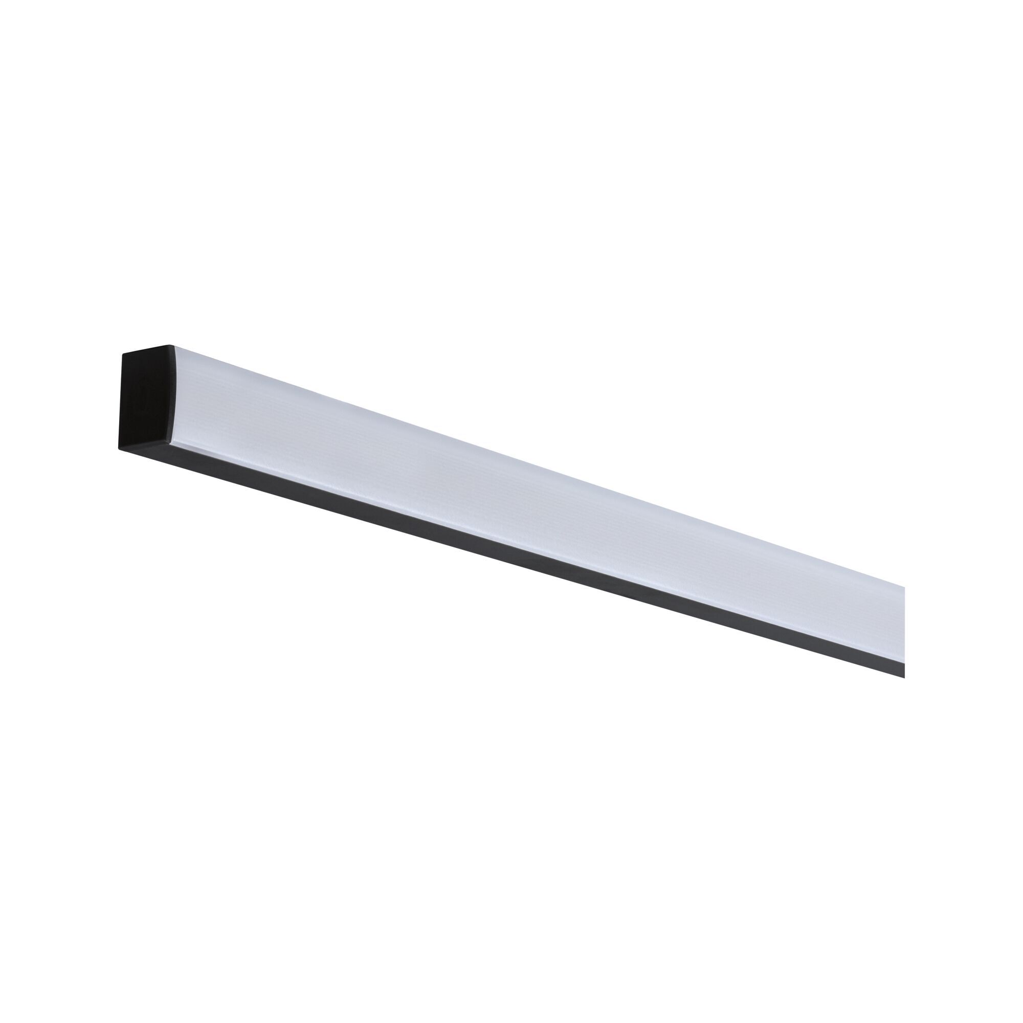 Schwarzes LED-Profil Square, 2 m