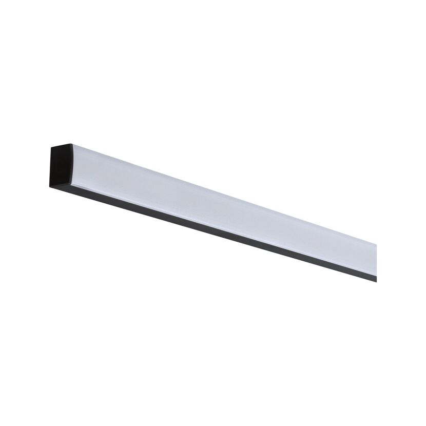 Schwarzes LED-Profil Square