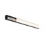 Schwarzes LED-Profil Square mit Abdeckung