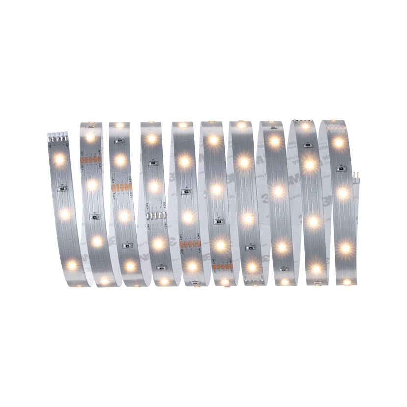 LED-Strip 'MaxLED 250 Warmweiß Basisset' 3 m 12 W unbeschichtet silber