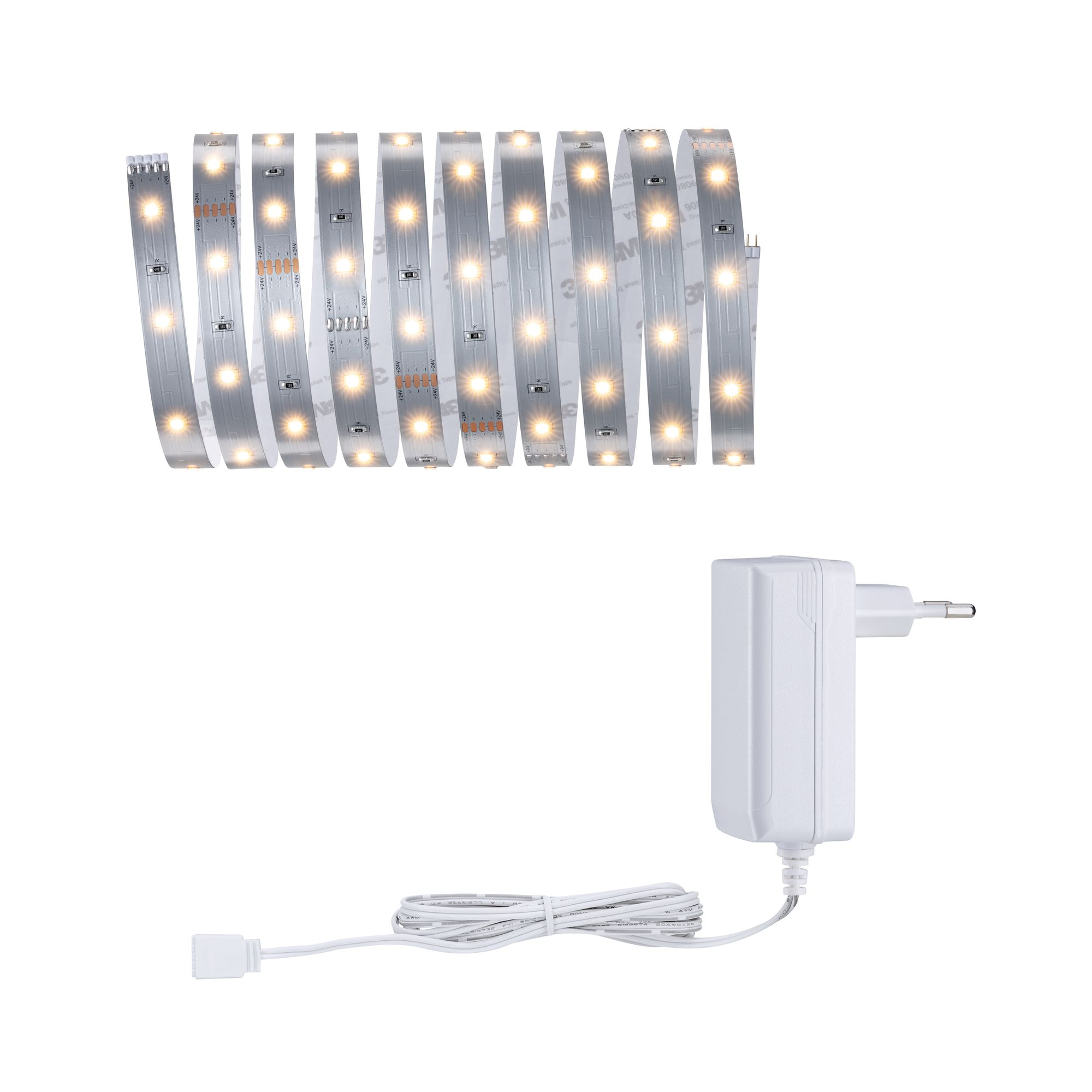 LED-Strip 'MaxLED 250 Warmweiß Basisset' 3 m 12 W unbeschichtet silber + product picture