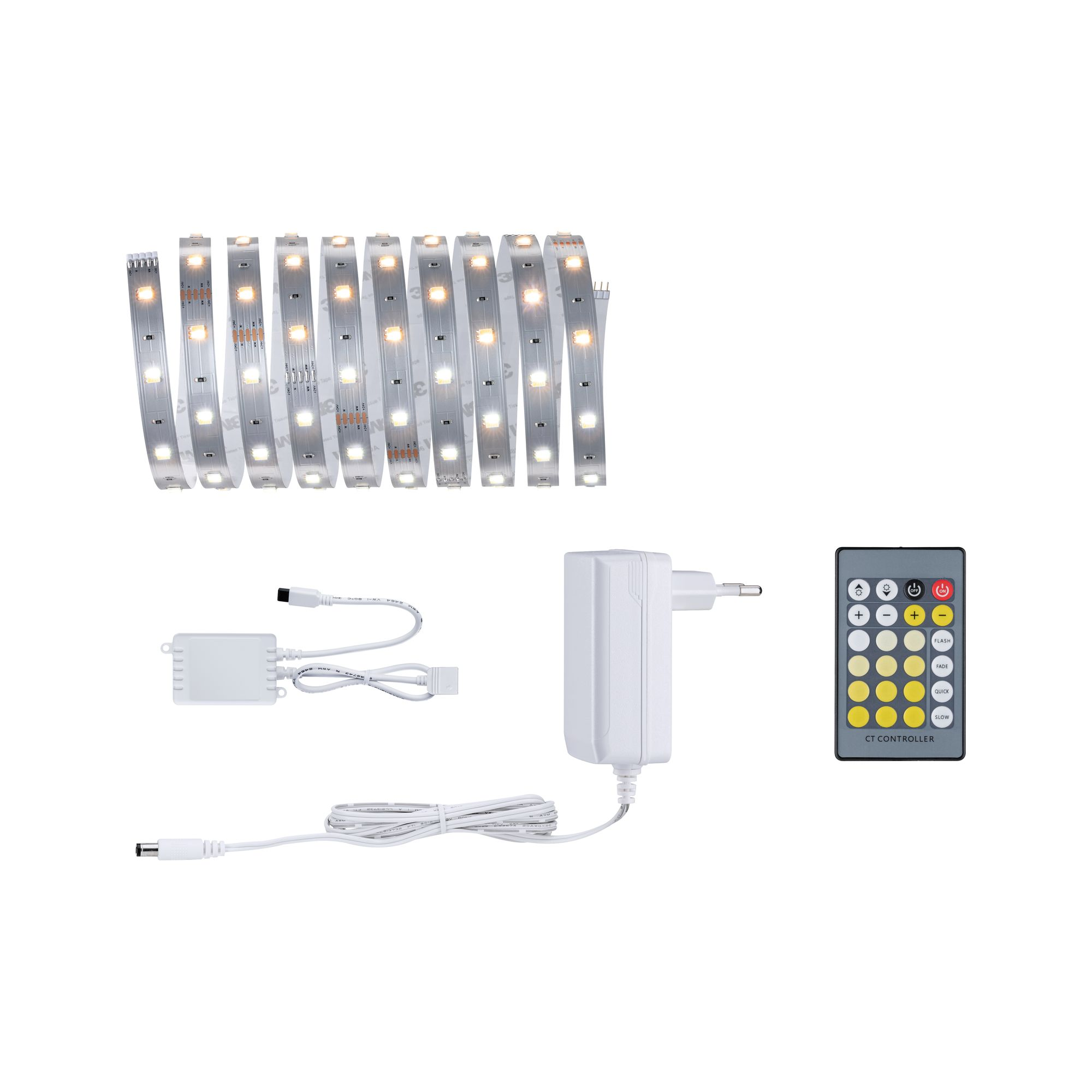 LED-Strip 'MaxLED 250 Tuneable White Basisset' 3 m 11 W unbeschichtet silber + product picture