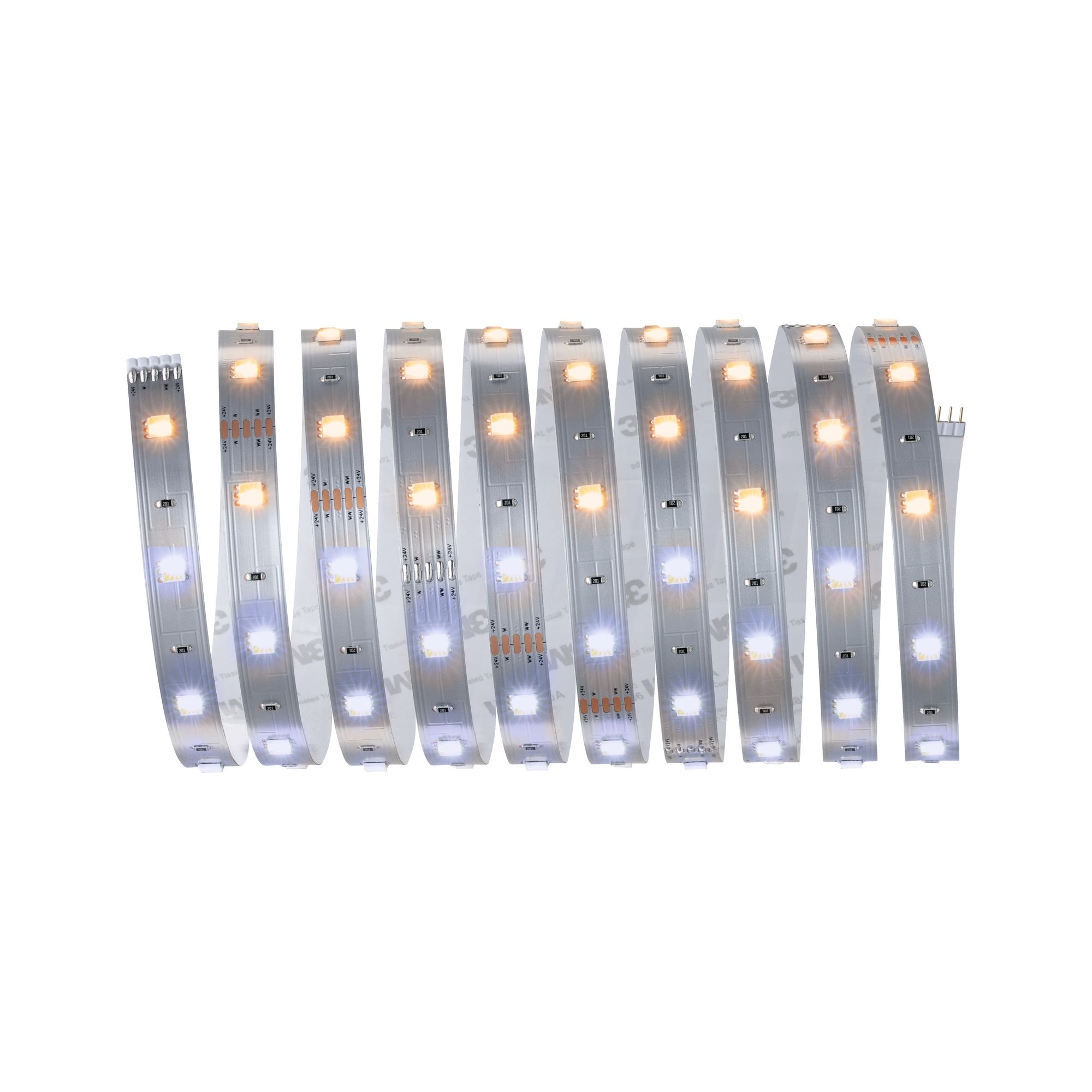 LED-Strip 'MaxLED 250 Tuneable White Basisset' 3 m 11 W unbeschichtet silber + product picture