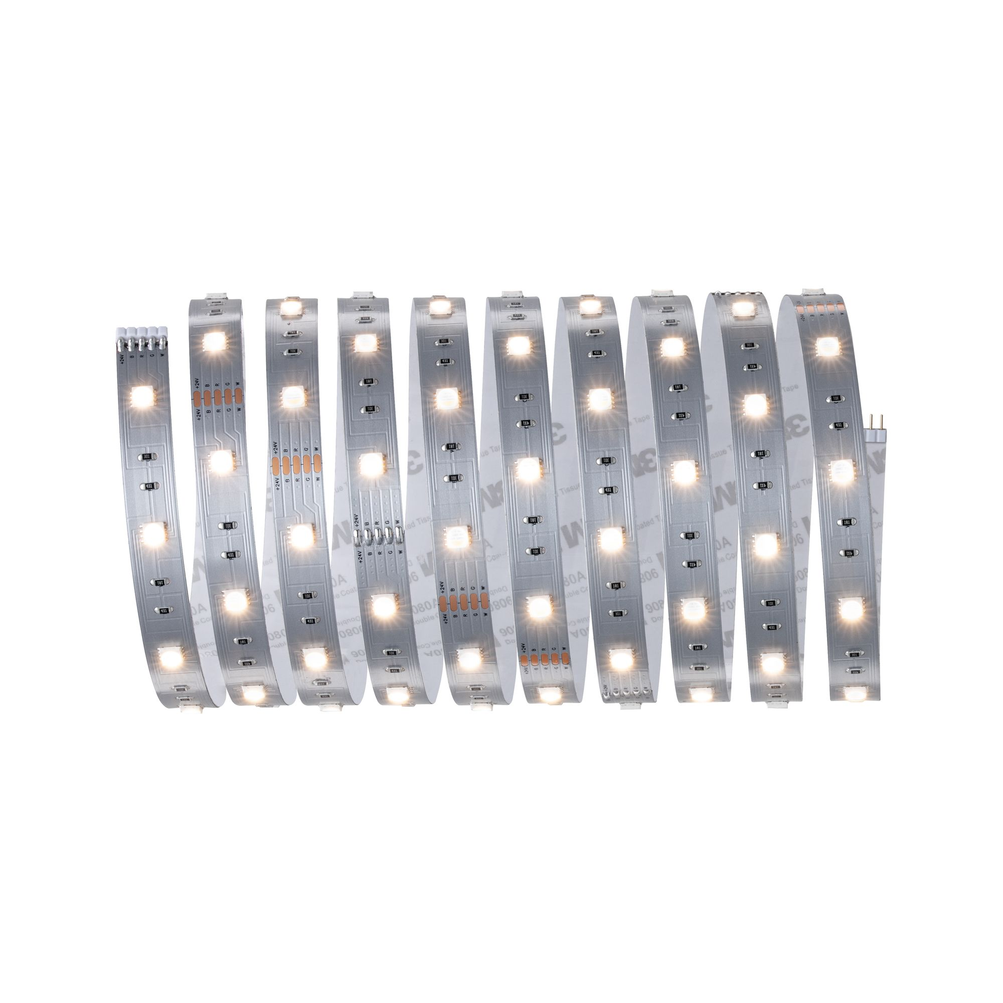 LED-Strip 'MaxLED 250 RGBW Basisset' 3 m 20 W unbeschichtet silber