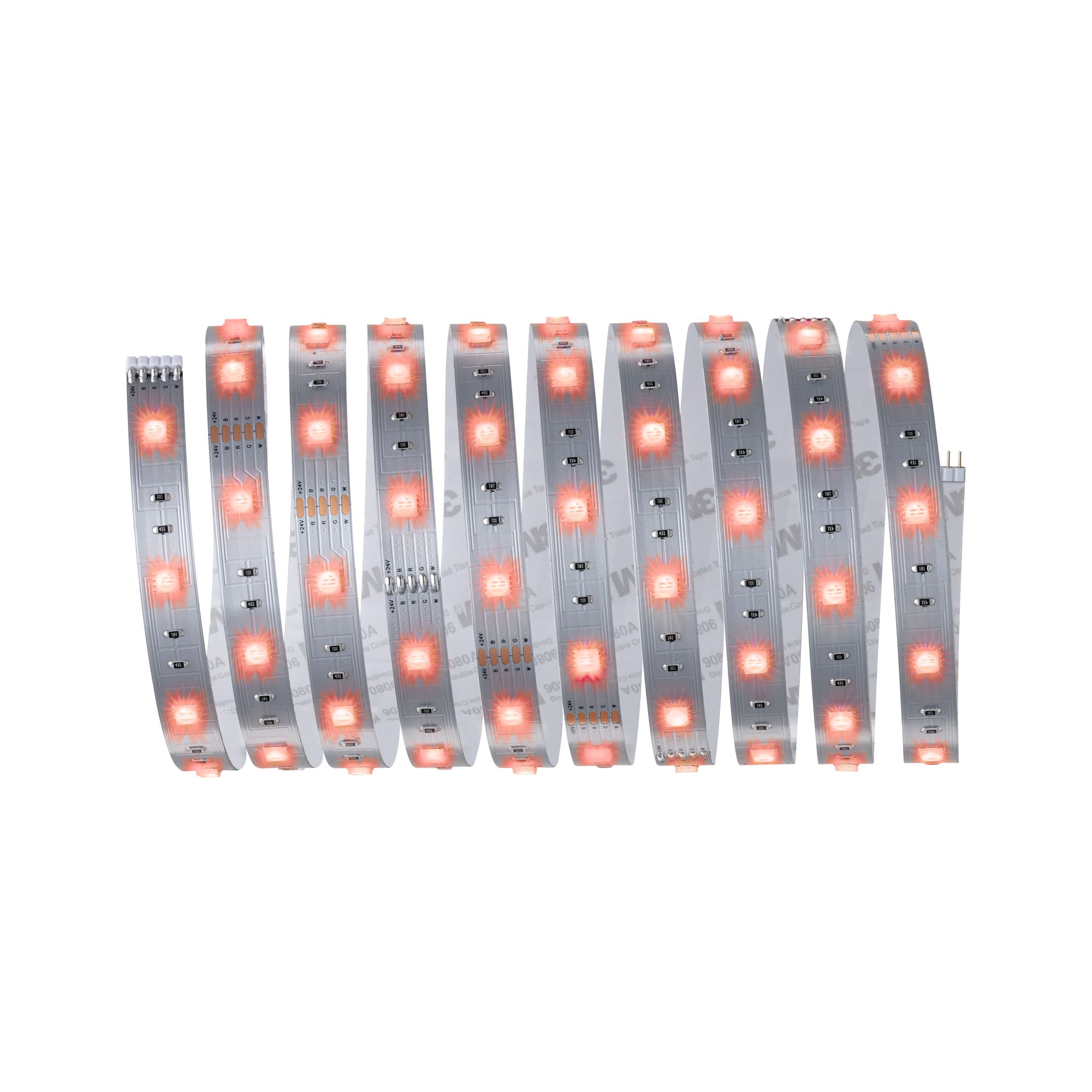 LED-Strip 'MaxLED 250 RGBW Basisset' 3 m 20 W unbeschichtet silber