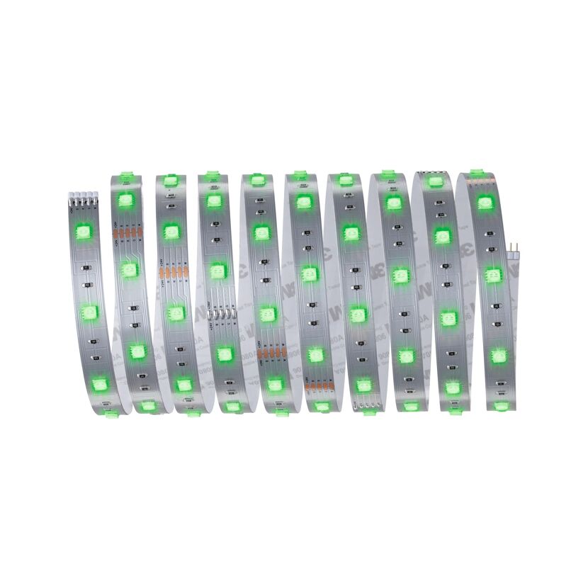 Grüne LED-Lichtstreifen aufgerollt