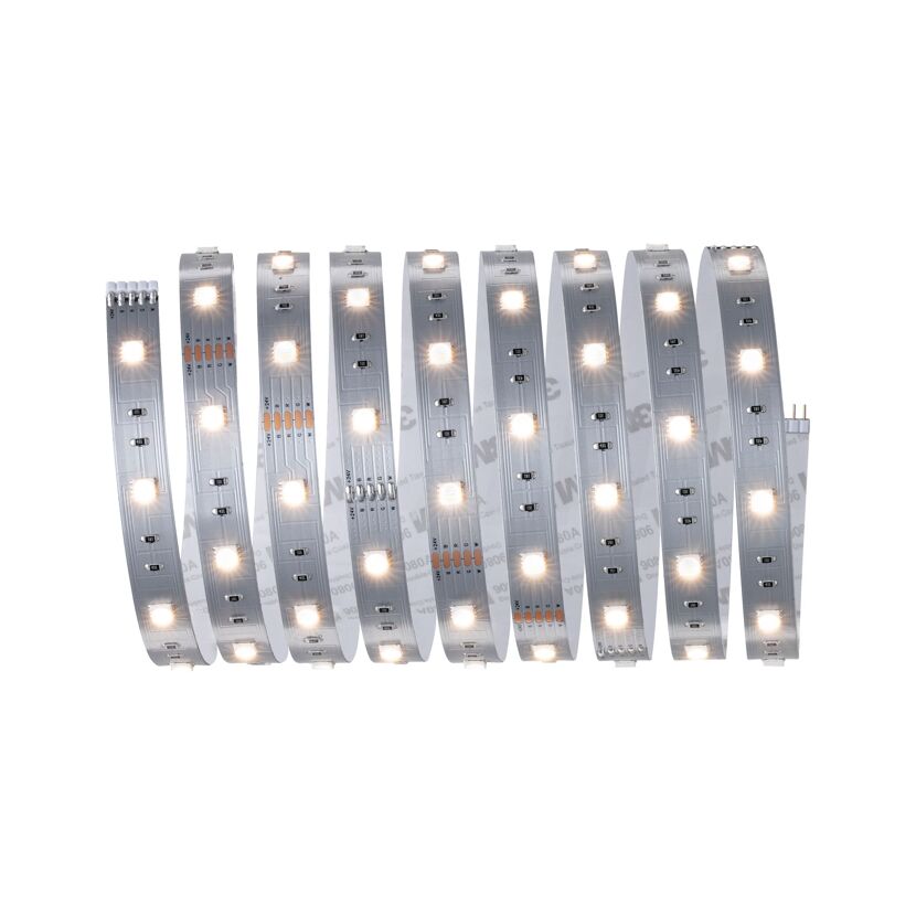 Aufgerolltes LED-Band mit Anschlusskabeln