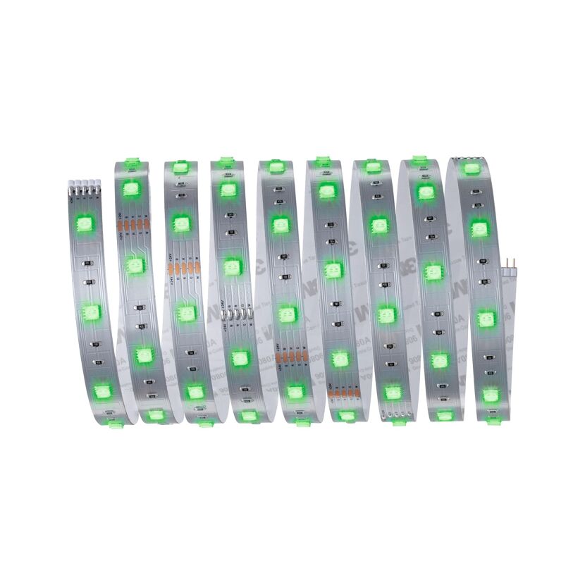Grünes LED-Streifen aufgerollt